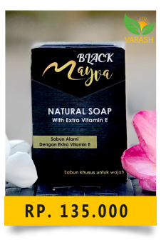 MAYVA NATURAL SOAP - VITAMIN E BLACK